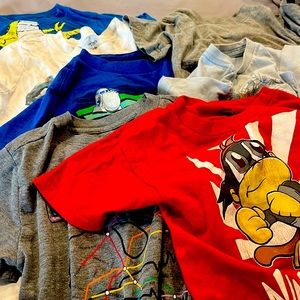 Boys short sleeve shirt lot of 7 size 4